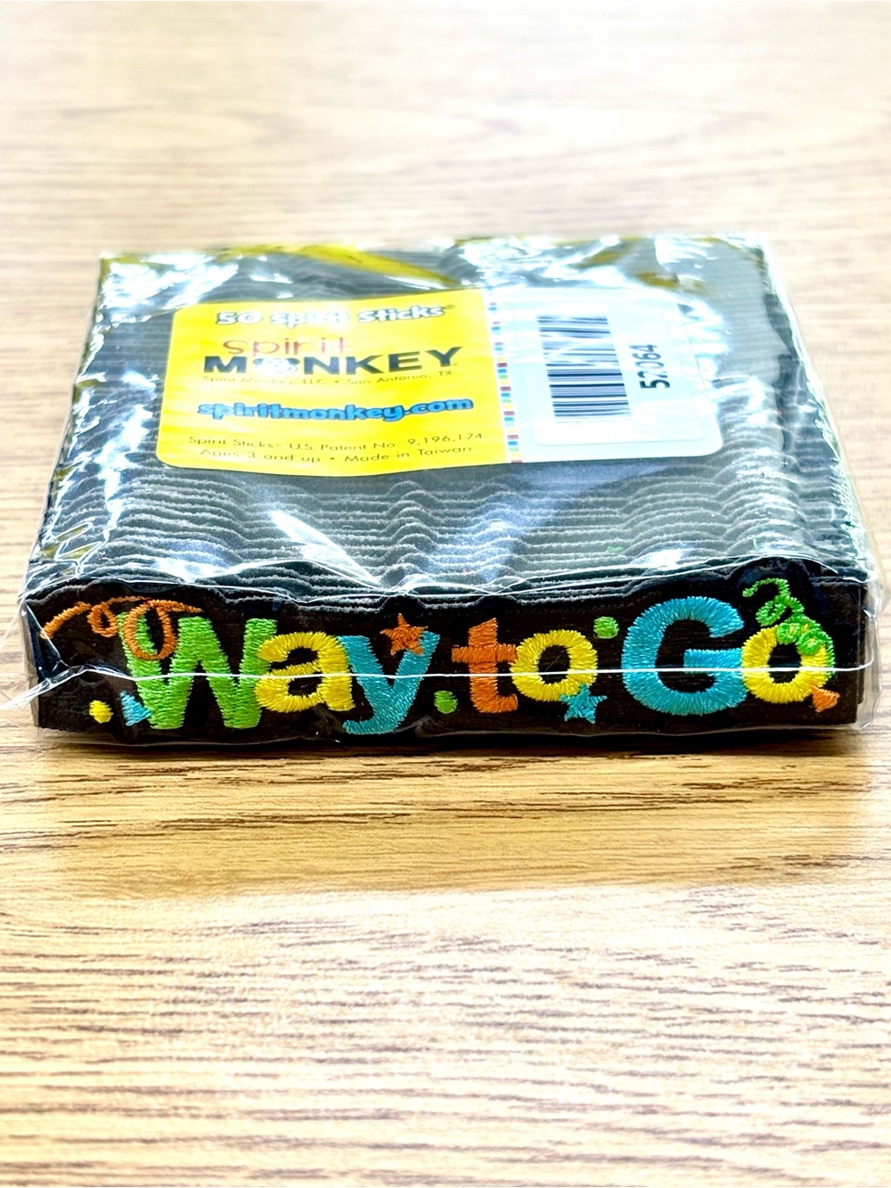 Spirit Monkey "Way To Go" Spirit Sticks Patches Bulk Pack of 50 - NWT
